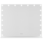 Lumio Lights Hollywood 100x80 cm meigipeegel 19 LED-lambiga