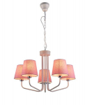 Candelluxi ripplamp York, valge/roosa