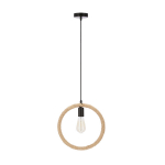 Rippvalgusti Candellux Kolo, must + beež, 1x40W E27