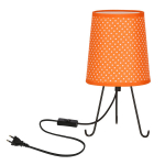 Candellux laualamp Smally, must/oranž