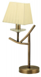 Candelluxi laualamp Valencia, messing/ekru