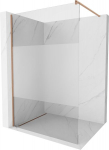Mexen Kioto du&scaron;isein Walk-in 90 x 200 cm, l&auml;bipaistev/looritatud 8 mm, harjatud vask - 800-090-101-65-35, 90 x 200 cm