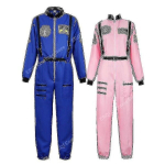 Zzy-astronauti kosmose &uuml;likond t&auml;iskasvanute kosmose kost&uuml;&uuml;mid Zipper Halloweeni &uuml;likond, Blue for Women_XXL