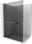 Mexen Kioto+ L du&scaron;isein riiuliga Walk-in 80 x 200 cm, grafiit, roosa kuld - 800-080-123-60-40, 80 x 200 cm