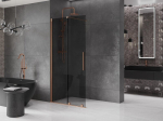 Mexen Velar liuguks du&scaron;isein Walk-in 75 x 200 cm, grafiit 8 mm, harjatud vask - 871-075-000-43-65
