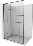 Mexen Kioto L du&scaron;inurk Walk-in 100 x 200 cm, must muster, must - 800-100-103-70-78, 100 x 200 cm