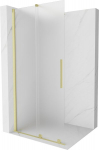 Mexen Velar Walk-in du&scaron;isein libistatav 70 x 200 cm, h&auml;rmatis, 8 mm, kuldne harjatud - 871-070-000-33-55