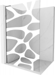 Mexen Kioto L du&scaron;isein Walk-in 90 x 200 cm, valge laineline, poleeritud gun gray - 800-090-103-66-97, 90 x 200 cm