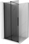 Mexen Velar nihutav Walk-in du&scaron;isein 70 x 200 cm, grafiit 8 mm, must - 871-070-000-43-70