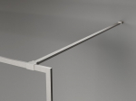 Mexen Kioto-F Walk-in du&scaron;isein raamiga 110 x 202 cm, l&auml;bipaistev 8 mm, harjatud nikkel - 800-110-104-97-00