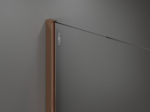 Mexen Kioto du&scaron;inurk Walk-in 130 x 120 cm, must raam, roosa kuld - 800-130-202-60-70-120