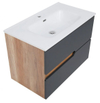 Vannitoakapp Spectra country, 79,7x54,4x45,7 cm, must/pruun