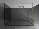 Mexen Kioto du&scaron;isein Walk-in 130 x 110 x 30 cm, l&auml;bipaistev, kuldne harjatud - 800-130-110-221-55-00-030