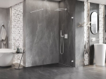 Mexen Lunar du&scaron;isein Walk-in parem 130 x 200 cm, l&auml;bipaistev 8 mm, valge - 830-130-000-20-00-P