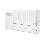 Muudetav lastevoodi Lorelli Trend Plus New, 110x62/161x62 cm, valge