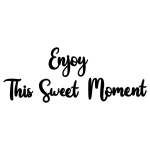 Riputatav dekoratsioon Enjoy This Sweet Moment 40 cm