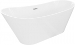 Mexen Dora vabalt seisev vann 160 x 75 cm, valge, kromitud &uuml;levooluga - 52071607500-01, 160 x 75 cm