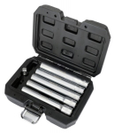 Yato Pistiku komplekt YT-38361, 120mm, 6tk, CrV, 8mm, 10mm, 12mm, 13mm, 14mm, 1/4" (6.3mm), 3/8" (9.5mm), reduktor