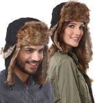 Talvine k&otilde;rvaklappidega m&uuml;ts Ushanka Trapper Karvane Tuulekindel Soe Unisex Must &mdash; k&otilde;rvaklappidega m&uuml;ts, &otilde;ue peakate, talvem&uuml;ts, veekindel talvem&uuml;ts, kalamehe m&uuml;ts, termom&uuml;ts, karusnahkne m&uuml;ts