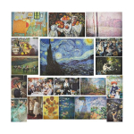 Plakatid Maalid Vincent van Gogh Dekoratiivsed Kunstiteosed 20 tk 33 x 48 cm &mdash; seinagalerii, maalide reproduktsioonid, elutoa sisustus, graafika komplekt, magamistoa kujundus, klassikaline maal, kunstip&auml;rased plakatid