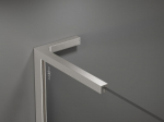 Mexen Kioto L du&scaron;isein Walk-in 70 x 200 cm, triibuline, harjatud nikkel - 800-070-103-97-09