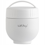Toidutermos Vialli Design Fuori 680 ml anuma ja lusikaga, valge
