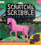 Scratch & Scribble Magic Unicorns - v&auml;rvilised &otilde;hupallid