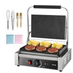 Elektriline grill ja v&otilde;ileivagrill VEVOR, 2200W, 34x23 cm