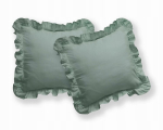 Puuvillane padjap&uuml;&uuml;r 40x40 Pure volangidega Mint 2tk