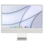 iMac 2021 Retina 4.5K 24" - M1 8C GPU / 8GB / 512 SSD (Uuendatud, seisukord nagu uus), Sidabrinė