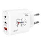 Skross Gan Usb laadija 65w, 2x Usb C, 1x usb A, Pd