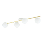 Emibig laelamp Splendi 4, valge/kuldne