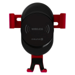 Telefonihoidja Auto turētājs Evelatus - Gravity Car Holder with Wireless Charger WCH02 Red 4752192020804 WCH02RD (4752192020804)