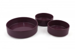 Hermia keraamiliste kausside komplekt ST038003F498A000000MACD700, 520 ml, lilla, 3 tk.