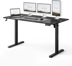 K&otilde;rguse reguleerimisega arvutilaud SENSE7 Nojo Light 140, 140x70 cm, 72 - 118 cm, must