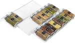Reguleeritav v&uuml;rtside organiseerija, 20-40 cm, 6 l&auml;bipaistvat osa