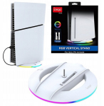Vertikaalne Tugi - IPEGA - PG-P5S025S - RGB Taustvalgus - &Uuml;hildub PS5 Slim/Pro - Valge
