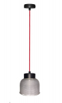 Candellux ripplamp Liverpool 50101287, must/punane/l&auml;bipaistev