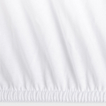 Homla kummiga aluslina Pelly, 160x200 cm, valge