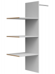 Riidekapp Saturn, valge