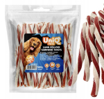 UniQ Pets keeratud maiused Alaska pollaki ja lambalihaga, 0,5 kg