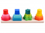 Sorter Puzzle Puidust loogiline m&auml;nguasi ZA3897