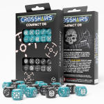 Crosshairs kompaktne D6 RPG t&auml;ringute komplekt (Storm Sinine ja must)