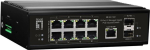 Haljendatud L2 v&otilde;rkepult - LEVELONE - IGP-1061 - 8 RJ-45 porti - 2 SFP moodulit - Veebihaldus