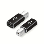 USB C USB B adapter, Sidabrinė pilka