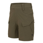 Meeste vabaaja l&uuml;hikesed p&uuml;ksid OTUS, Helikon-Tex, elastne v&ouml;&ouml; Velcro kinnitusega, kargo taskud, rohelised