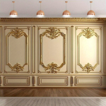 Elegantne Seinapaneel Lillemotiividega - Pol&uuml;ester Banner Pulmadeks Pickify, 99,82 cm x 149,86 cm