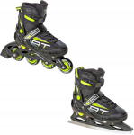 Uisud Raven Profession 2in1 reguleeritavad Black/lime 28-32