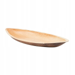 Palmilehtede kandikud 30 x 13 x 2,5 cm 25 tk., Palmių lapų padėklai 30 x 13 x 2,5 cm 25 vnt.