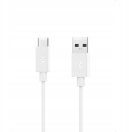 Spigen Essential USB-A kuni USB-C 60W kaabel, valge EB6020AC